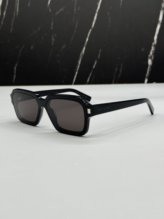 NEW SAINT LAURENT SL611 001 SUNGLASSES BLACK UNISEX EYEWEAR main image 7